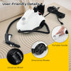 Multipurpose steam cleaner with portable handle, universal wheel, and directional wheels for easy mobility and.