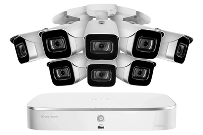 Lorex N4K2-88WB 8 Camera 8 Channel 4K 2TB 8MP IP Security Surveillance System New