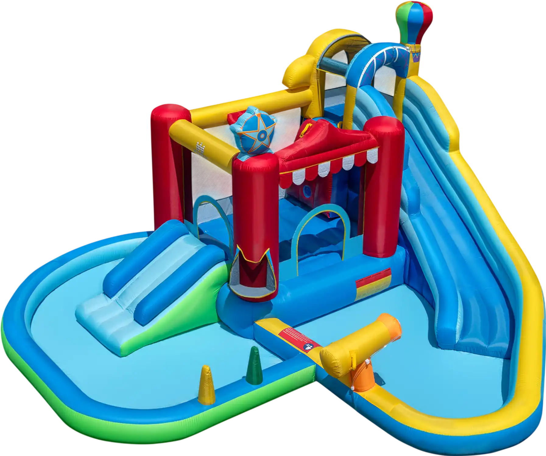 Costway Inflatable Water Park Splash Pool Water Cannon Birthday Party 11234572 New