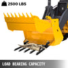 Vevor Clamp-On Debris Forks Attachment for 48" Bucket 2500 Lbs. Capacity with Chain Holes New