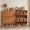 Narrow Shoe Cabinet with Adjustable and Removable Shelves for Entryway Foyer - Gallery View 5 of 9