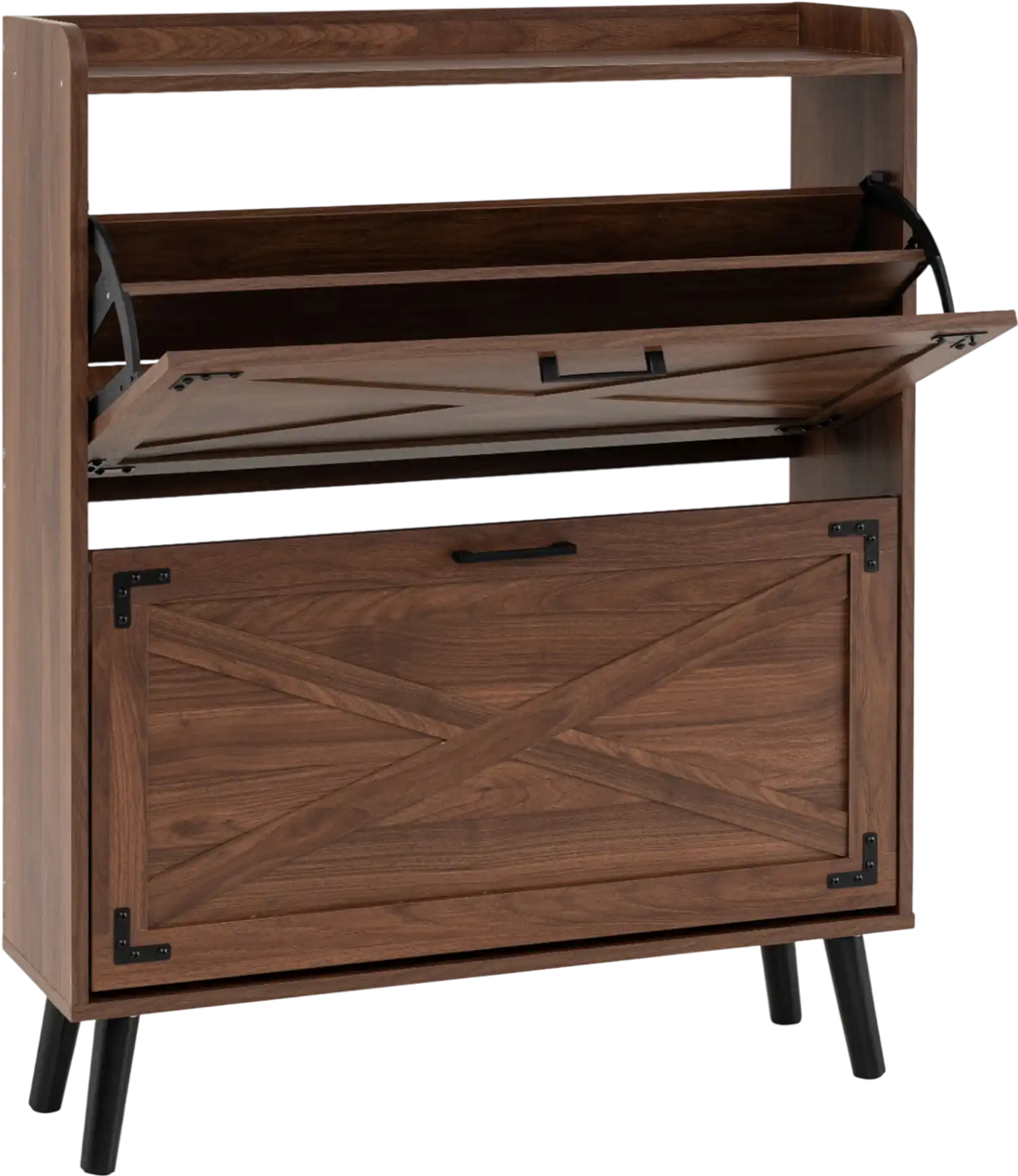 Costway Narrow Shoe Cabinet Entryway Storage Adjustable Removable Shelves 34471252 New