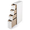 Narrow Storage Cabinet with Drawers and Removable Dividers-M - Gallery View 1 of 1