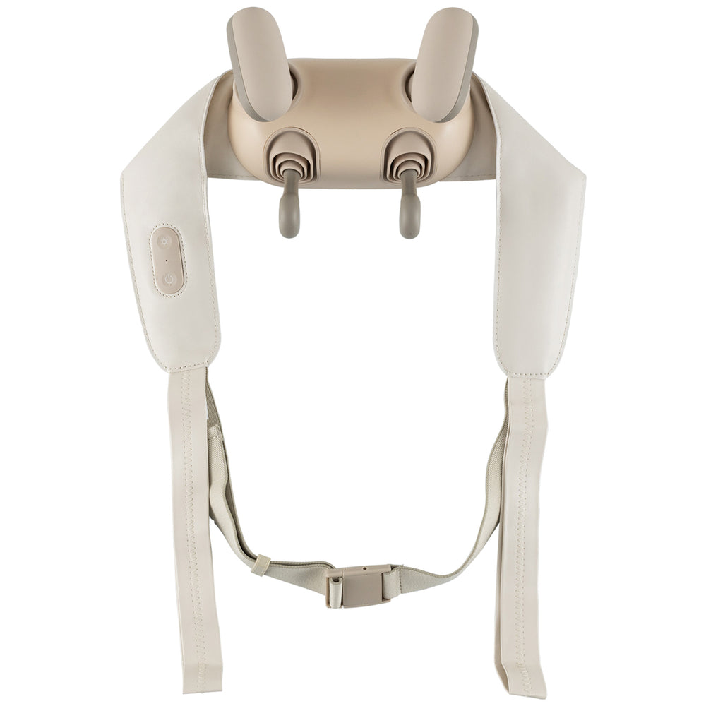 Neck Shoulder Massager with 2 Heat Levels for Pain Relief-Beige - Gallery View 1 of 11