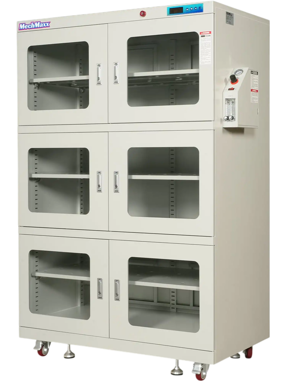 1-60% RH Nitrogen Dry Cabinet 1430L ESD Desiccator Cabinet Low Humidity Storage,  White,  NC1430BW-6