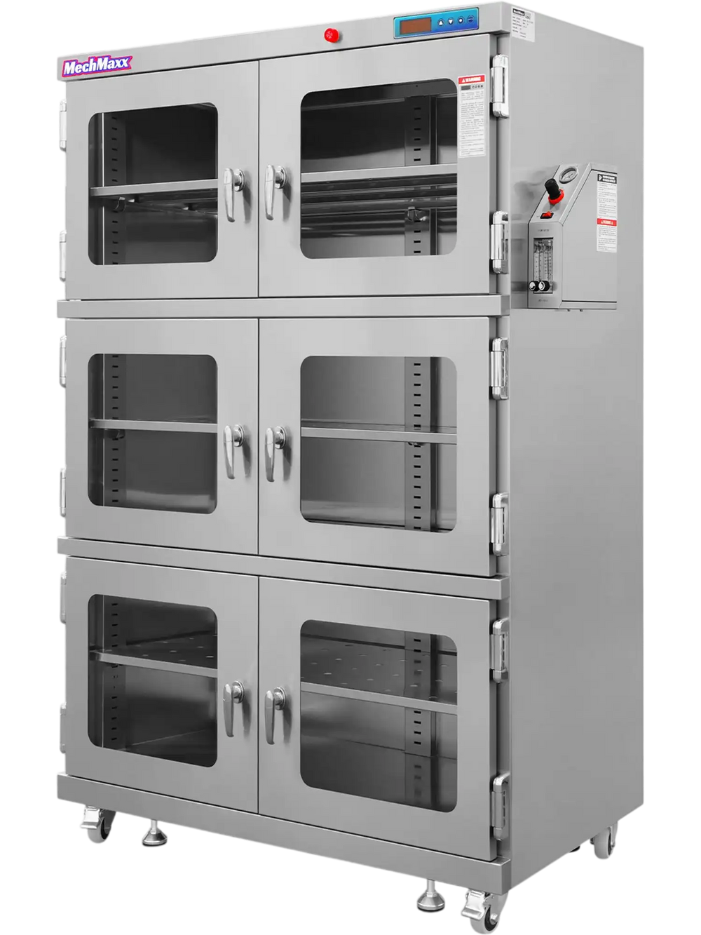 1-60% RH Nitrogen Dry Cabinet 1430L Desiccator Cabinet Low Humidity Storage, 304 Stainless Steel, NC1430BSS-6
