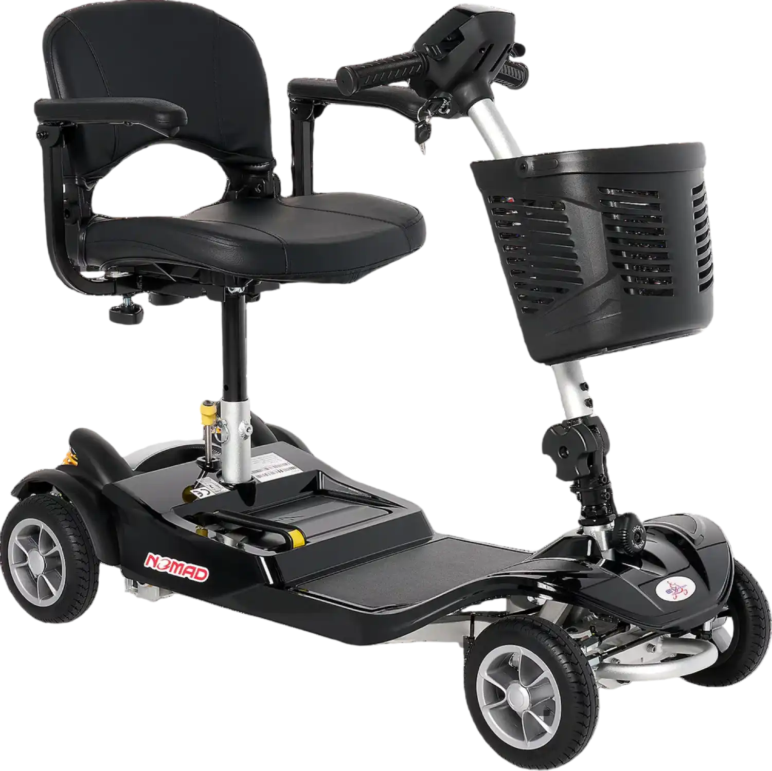 EV Rider Nomad Mobility Scooter 4 Wheel 260 lbs. Capacity 24V 10.3Ah Li-Ion Battery 4 MPH 10 Miles Open Box