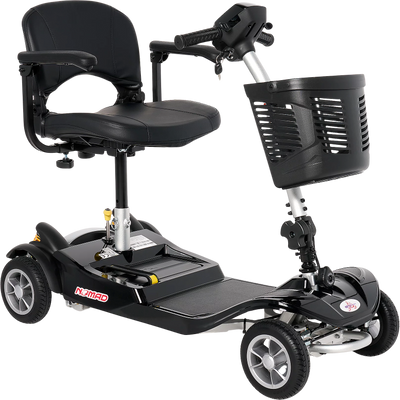 EV Rider Nomad Mobility Scooter 4 Wheel 260 lbs. Capacity 24V 10.3Ah Li-Ion Battery 4 MPH 10 Miles T4SU New