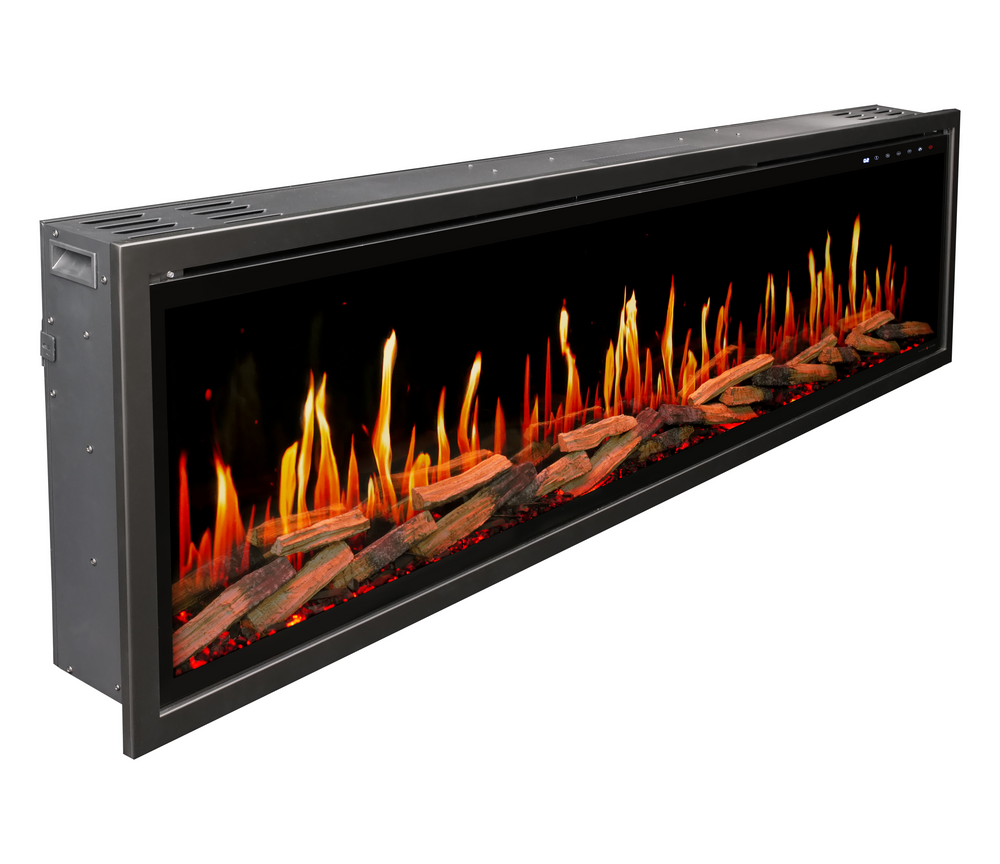 Modern Flames Orion V2 Slim Electric Fireplace 100" Linear LCD Remote App Control New