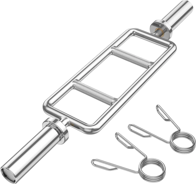 Costway 700 lbs Olympic Triceps Bar Knurled Handles 18723695 New