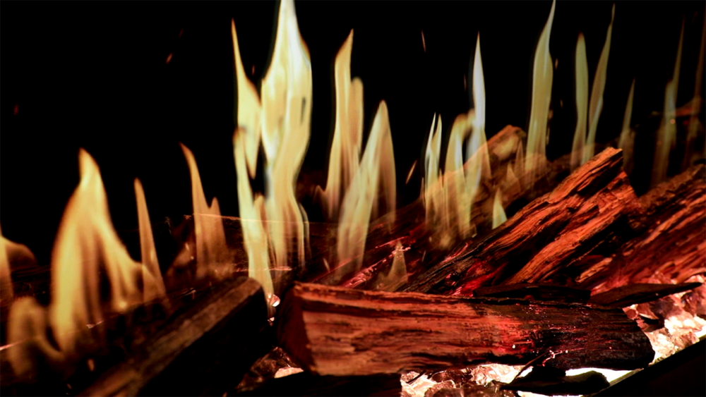 Orion V2 flame close up