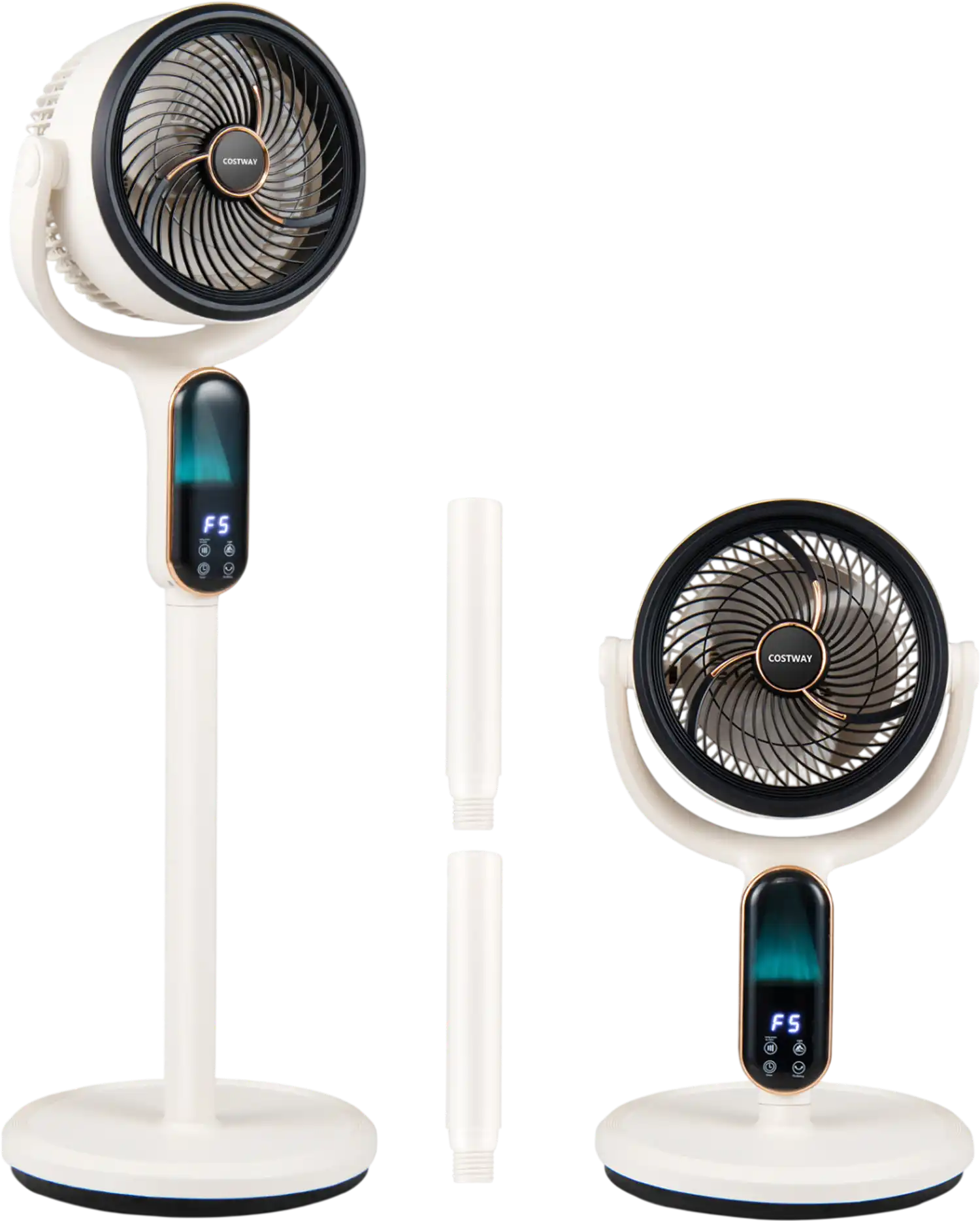 Costway Oscillating Pedestal Fan 8-Speed Remote 12H Timer 78973384 New