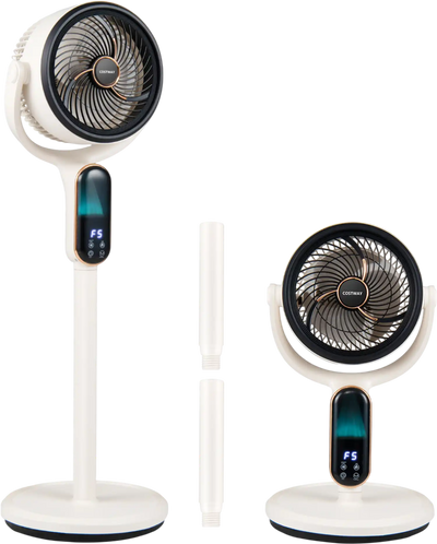 Costway Oscillating Pedestal Fan 8-Speed Remote 12H Timer 78973384 New