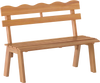 Outdoor Acacia Wood Garden Bench with 800 lbs Weight Capacity