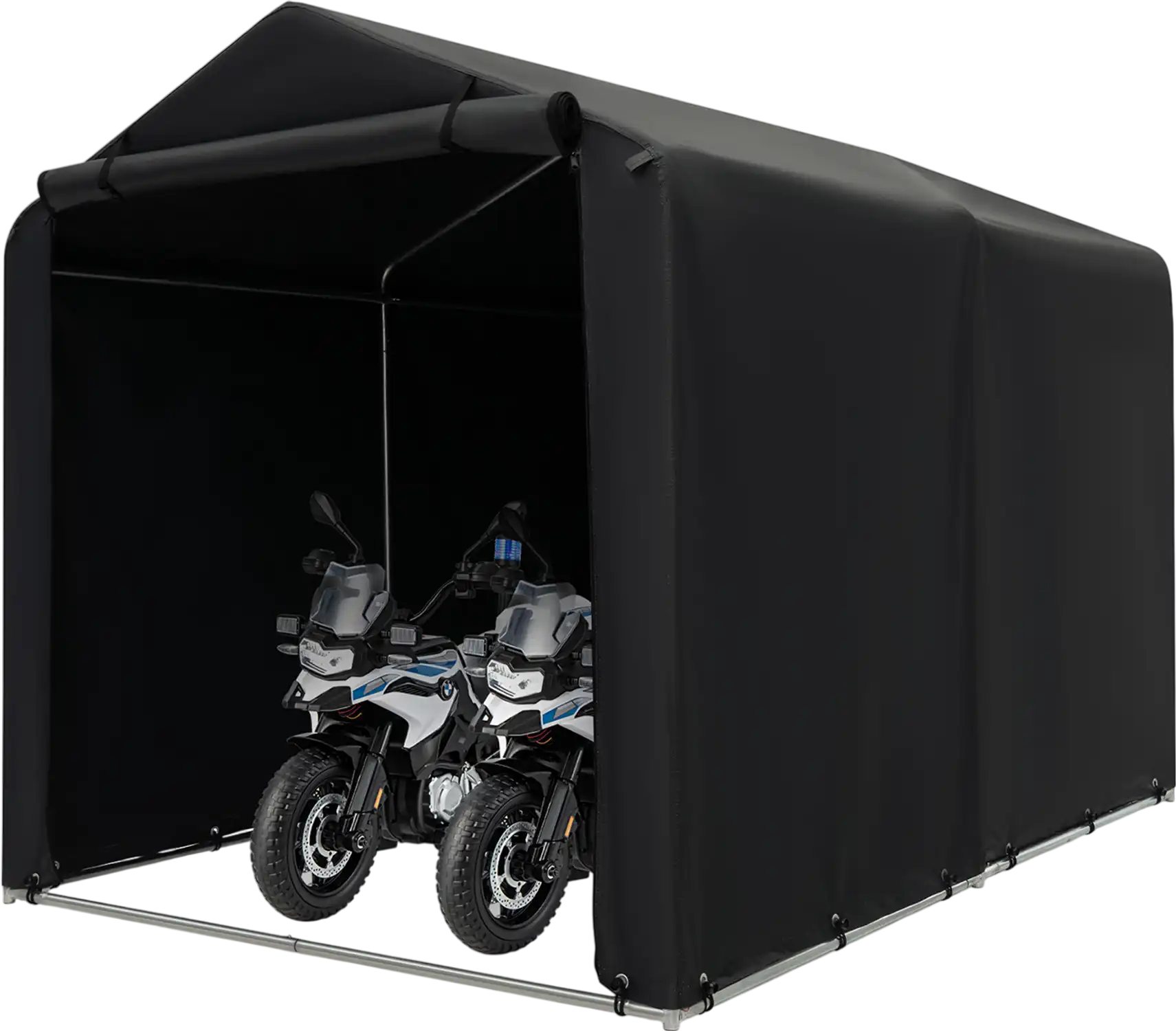 Costway Outdoor Bike Storage Shelter Tent Waterproof Zipper Door 7' x 5.2' 28764539 New