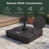 Outdoor Cantilever Umbrella Base Square Water and Sand Fillable Base - Gallery View 6 of 10