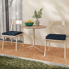 Outdoor Chair Cushion Set of 2 Waterproof Fade-Resistant Olefin Seat Cushions-Navy - Gallery View 1 of 9