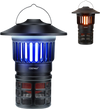 Outdoor Fly Trap with Light Rechargeable Electric Bug Catcher and Killer