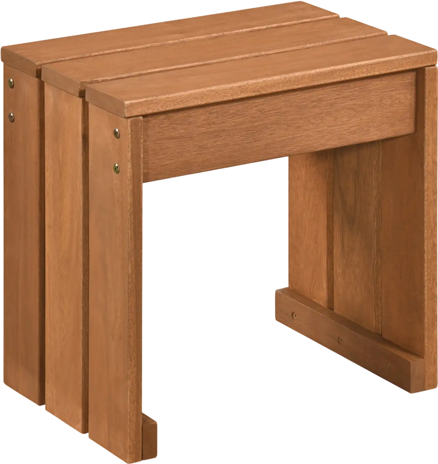 Costway Outdoor Garden Patio Backless Bench Single Person Solid Wood Frame 59559165 New