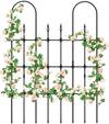 58 x 73 Inch Outdoor Garden Rose Arch Trellis for Climbing Plants