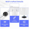 Detailed view of adjustable foot pads and anti-vibration pads on a heavy-duty AC base for ductless air conditioners.
