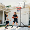 3.3-7 Feet Portable Adjustable Outdoor Kids Basketball Hoop Goal System-White - Gallery View 1 of 12