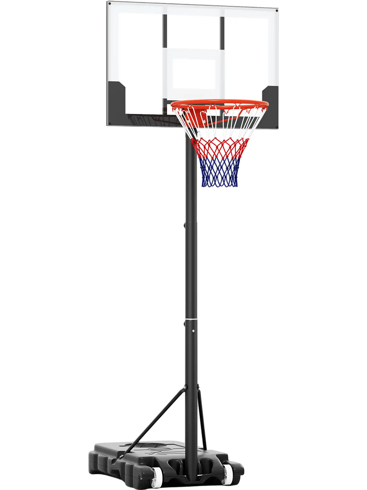 Costway Portable Adjustable Kids Basketball Hoop Goal System 3.3-7' 468951723 New