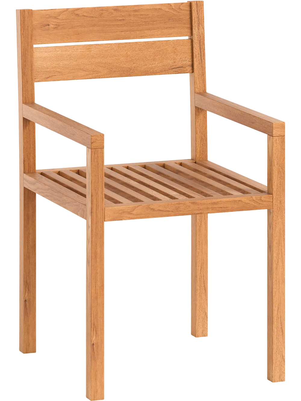Outdoor Patio Dining Teak Wood Armchair