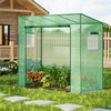 Exterior view of the outdoor portable greenhouse showcasing its spacious design, ideal for year-round plant cultivation.