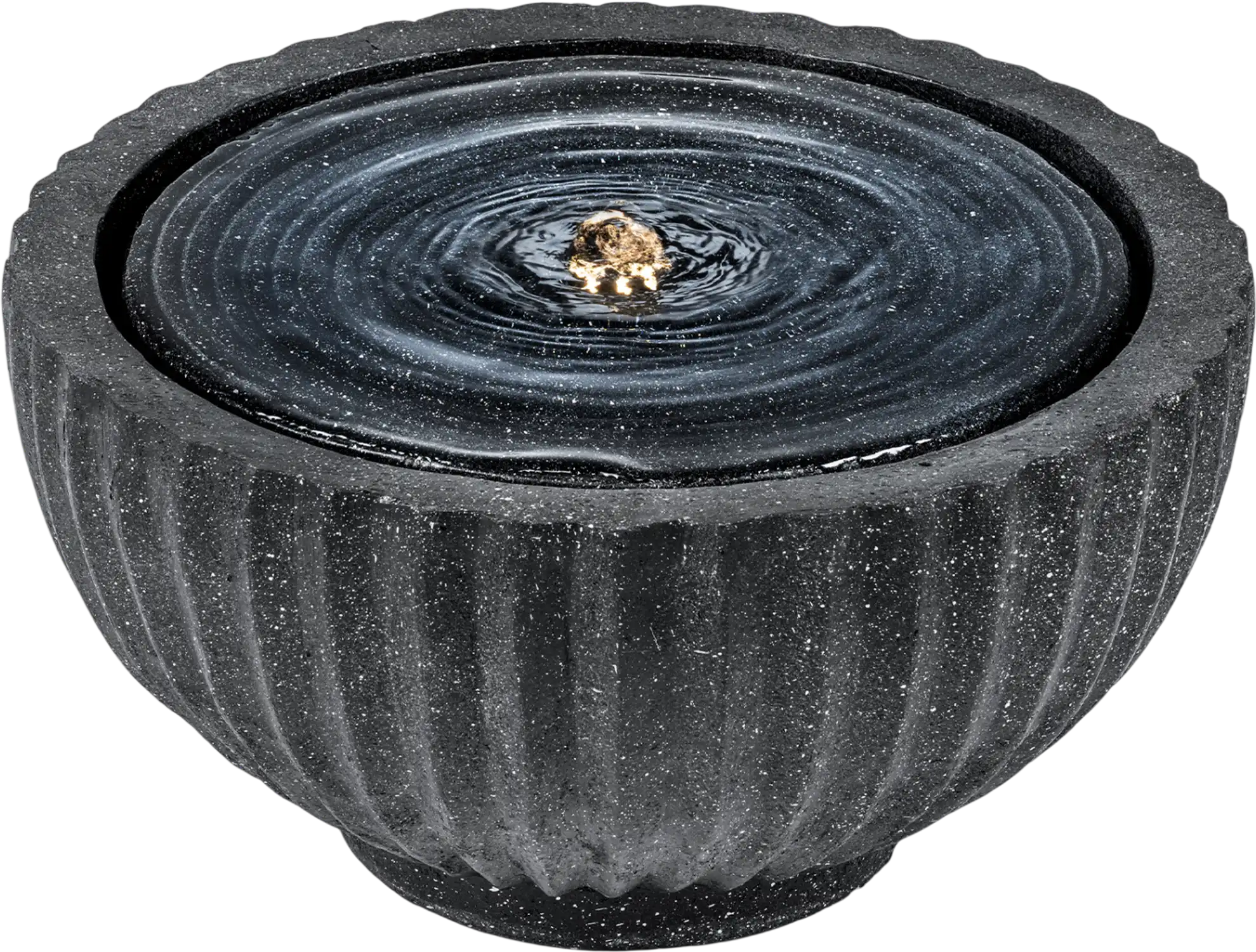 Costway Outdoor Round Sphere Water Fountain LED Pump 94272337 New