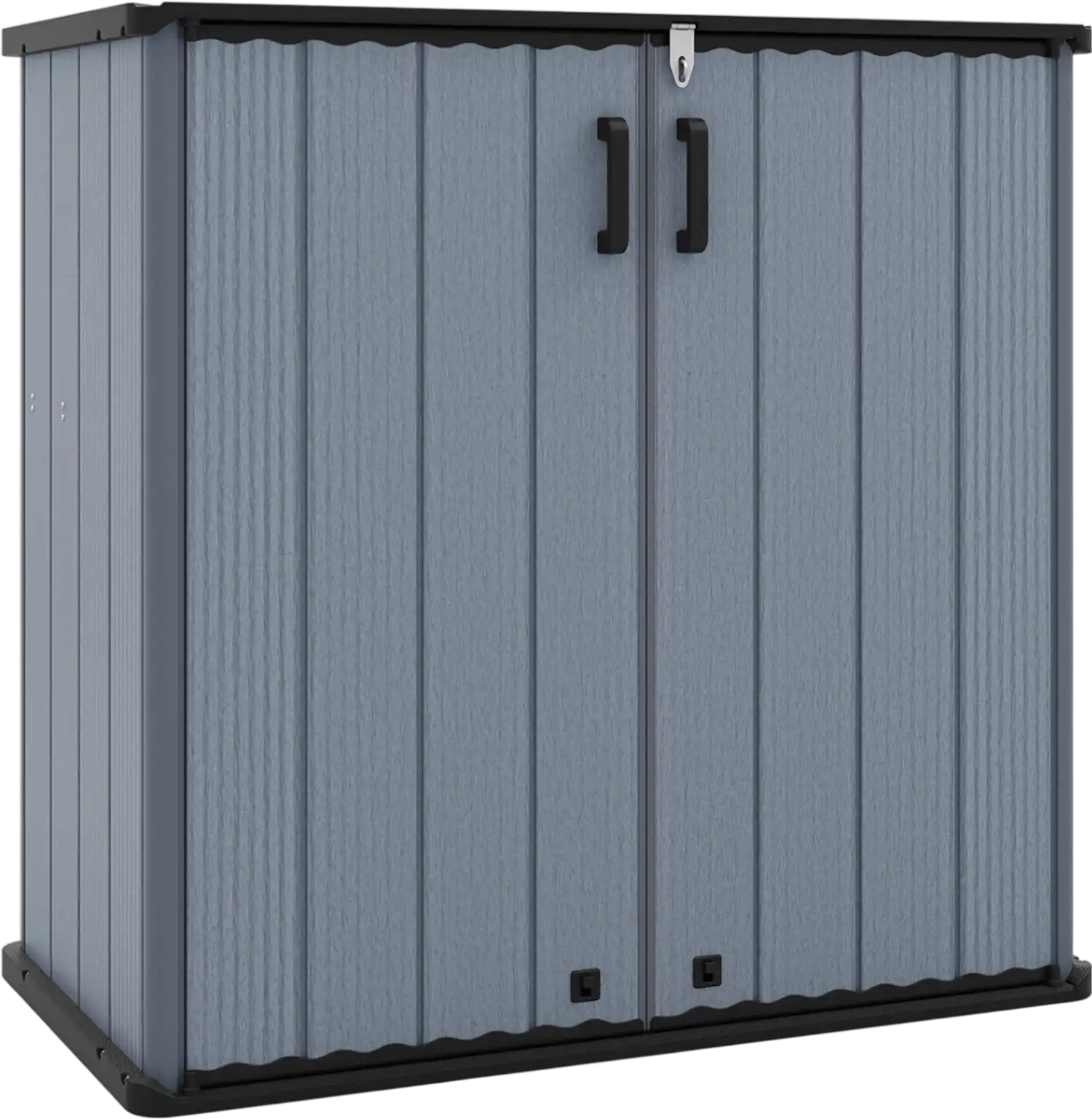 Costway Outdoor All-Weather Lockable Storage Box Shed 23.5 Cu.ft 19917914 New