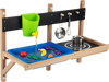 Outdoor Wall Mounted Mud Kitchen for Kids Ages 3+