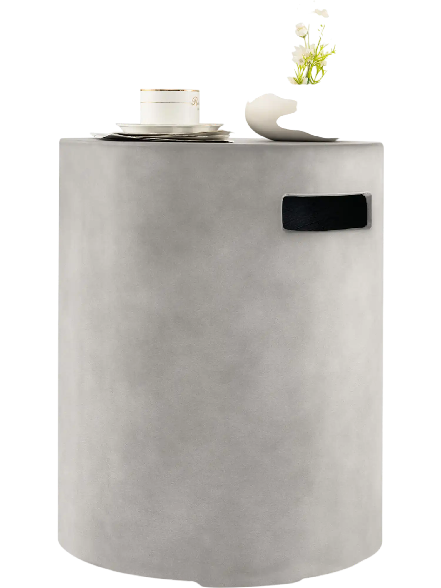 Costway Outdoor Weather Resistant Propane Tank Hideaway Table for Fire Pits 20 lbs 85436719 New