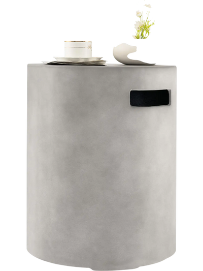 Costway Outdoor Weather Resistant Propane Tank Hideaway Table for Fire Pits 20 lbs 85436719 New