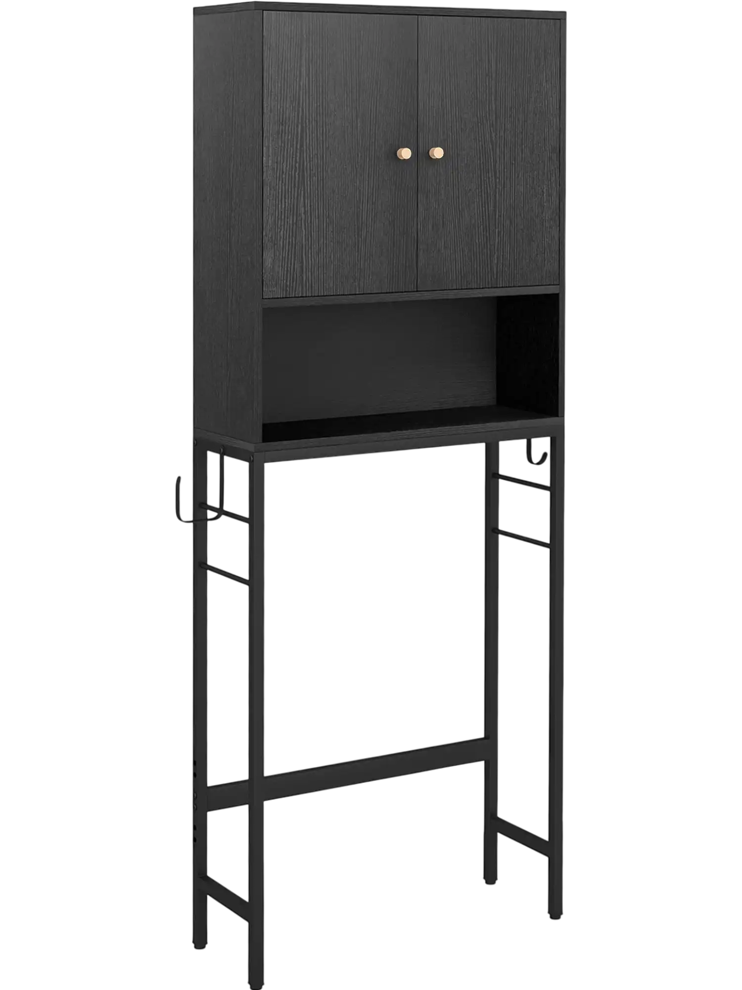 Costway Over Toilet Storage Cabinet 2 Doors Adjustable Shelf 31489256 New