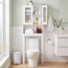 Over the toilet bathroom storage cabinet showcasing the adjustable shelf, ideal for maximizing vertical space in any.