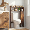 Over the Toilet Storage Cabinet with Toilet Paper Holder-Rustic Brown - Gallery View 1 of 10