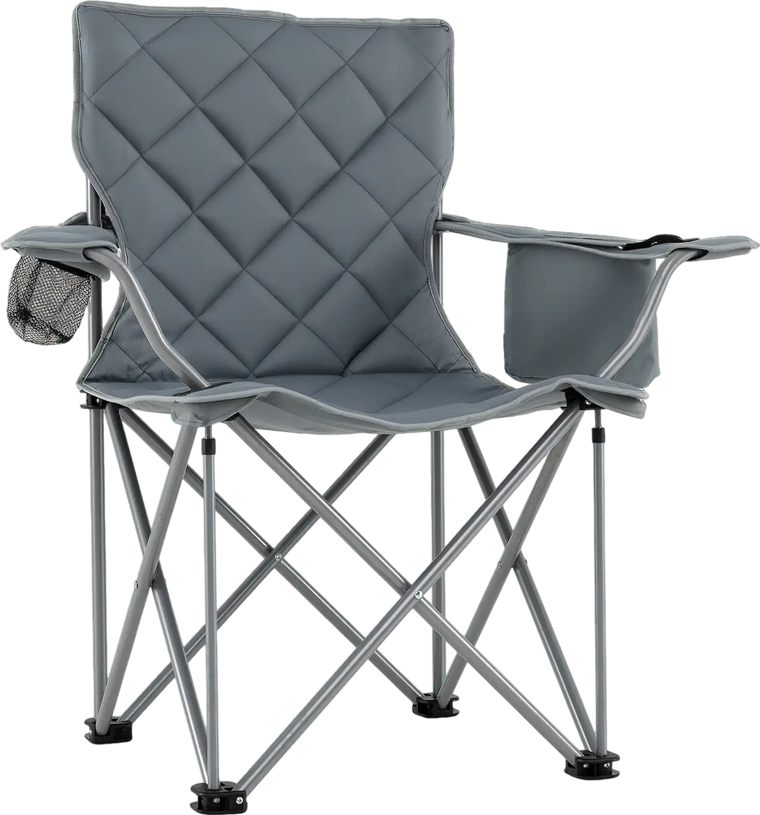 Costway Oversized Outdoor Folding Camping Chair Cooler Pouch Cup Holder 57057115 New