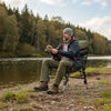 Oversized Foldable Fishing Chair for Adults with Armrest-Green - Gallery View 1 of 11