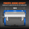 50-Inch Foot Clamp Pan and Box Brake, Industrial Heavy Duty Sheet Metal Folding Machine, 0–135° Bending Angle, 1.9" Clamping Lift, 2" Box Depth PB2A5014