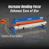 48" Manual Pan and Box Brake - 16 Gauge Mild Steel Capacity, 135° Bending Angle, 16 Precision Fingers, Durable Construction for Accurate Bends"