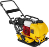 Honda GX160 Vibratory Plate Compactor with Wheel Kit, 3150 lb Centrifugal Force for Soil, Gravel, Asphalt and Paver Base, PC80H