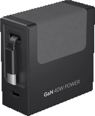 Giraffe Tools PD40 Retractable Charger 40W Black USB-C Cable New