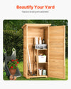 Vevor Outdoor Wooden Storage Shed 31.5" x 63.8" Waterproof with Sloping Roof New
