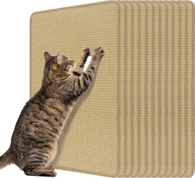 Costway 12-Piece Cat Scratcher Mat Set 24