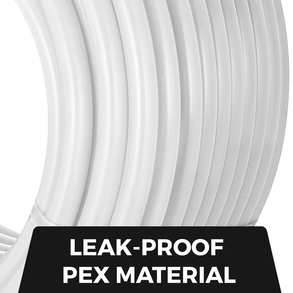 Vevor PEX Tubing Pipes 1" x 300' Non Oxygen Barrier Leak-Proof for Radiant Floor Heating Systems White New