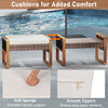 Single PE rattan wicker ottoman showcasing soft sponge cushion and smooth zipper, perfect for versatile outdoor use.