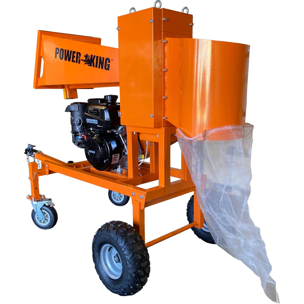 Power King Wood Branch Logger 5" with 14 HP Kohler Command Pro Engine PK0921 New