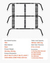 Vevor Overland Truck Bed Rack 900 Lb Capacity Adjustable Fit for Full and Mid-Size Trucks New