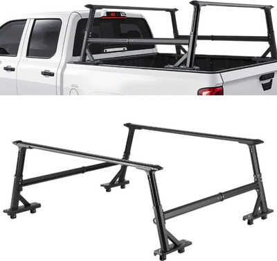 Vevor Adjustable Truck Ladder Rack 800 Lbs Capacity No-Drill Bed Rack New